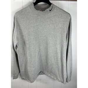 Nike vintage men’s gray mock turtleneck in size XL